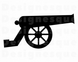 Canon SVG, Artillery SVG, War SVG, Cannon Clipart, Cannon Files for Cricut,  Cannon Cut Files For Silhouette, Canon Dxf, Png, Eps, Vector