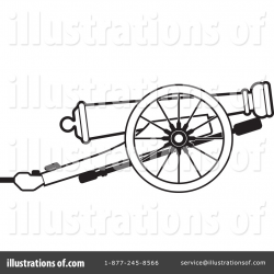 Cannon Clipart #1163821 - Illustration by Lal Perera