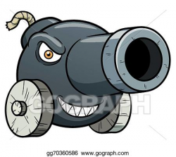 Vector Art - Cannon. Clipart Drawing gg70360586 - GoGraph