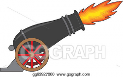 Vector Art - Cannon. Clipart Drawing gg63927060 - GoGraph