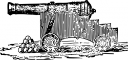 Cannon clip art Free vector in Open office drawing svg ( .svg ...