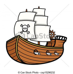 Simple Pirate Ship Drawing at GetDrawings.com | Free for personal ...