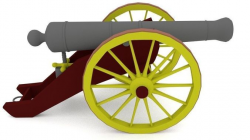 3D Vintage Cannon | CGTrader