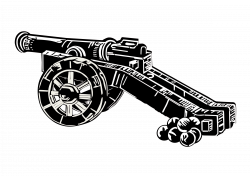 Clipart - medieval cannon