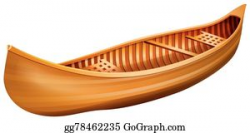 Canoe Clip Art - Royalty Free - GoGraph