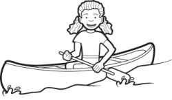 clip art canoeing outline | Canoe Clip Art Clip art for summer ...