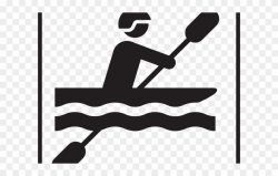 Kayak Clipart Canoe Trip - Boat Man Icon - Png Download ...