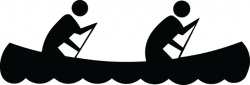 Canoe Silhouette Clipart