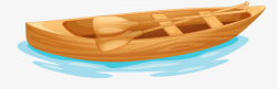 Hand-painted Canoe, Canoe, Cartoon Canoe, Wood Canoe PNG Image and ...