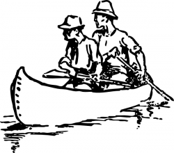 Canoe Traveling clip art Free vector in Open office drawing svg ...