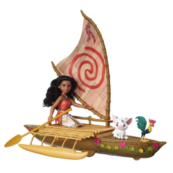Amazon.com: Disney Moana Starlight Canoe and Friends: Toys & Games