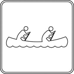 Canoeing, Outline | ClipArt ETC