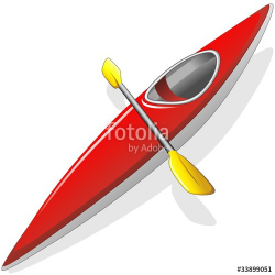 Canoa-Canoe-Kayak-Piroga-Pirogue-Vector