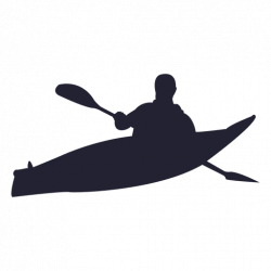 canoeing and kayaking Silhouette - Silhouette png download ...
