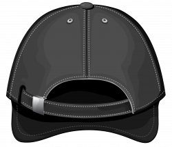 Black Baseball Cap Back PNG Clipart - Best WEB Clipart