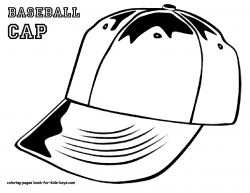 Innovation Inspiration Baseball Cap Coloring Page Twisty Noodle ...