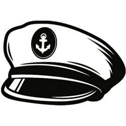Captain Hat 4 Naval Navy Ship Boat Cap Uniform Clothes Outfit