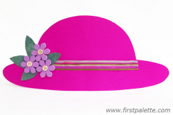 Easy Paper Hat Craft | Kids' Crafts | FirstPalette.com
