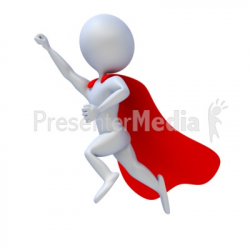 Superhero Flying - Education and School - Great Clipart for ...