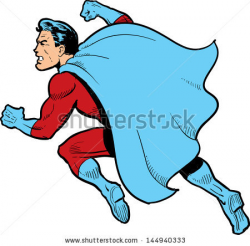 superman cape clipart classic superhero with cape clipart panda free ...