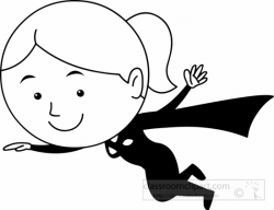 28+ Collection of Supergirl Clipart Black And White | High quality ...