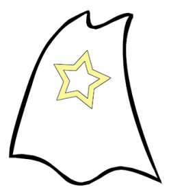 Superhero Cape Drawing at GetDrawings.com | Free for personal use ...