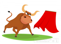 Europe Clipart- bull-fight-red-cape-clipart-7116 - Classroom Clipart