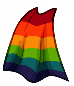 Image - RainbowCapeClear.png | Club Penguin Wiki | FANDOM powered by ...
