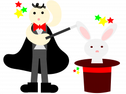 magician with a rabbit in a hat Icons PNG - Free PNG and Icons Downloads