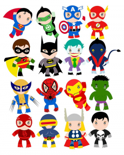 Free superhero party clipart & decoration printables | Heroes VBS ...