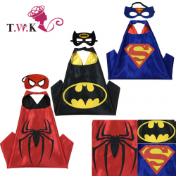 Superhero cape(1 Cape +1 mask) Superman batman spiderman superhero ...