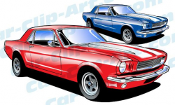 1965 Ford Mustang Vector Clip Art | Mustang, Ford mustang and Clip art