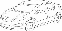 Car Clipart Black And White - cilpart