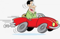 Car Driving Fast Clipart | listmachinepro.com