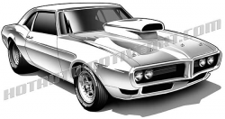 1968 pontiac firebird clip art, buy two images, get one image free