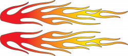 RG Graphix- Soap Box Derby Flames Decal Set