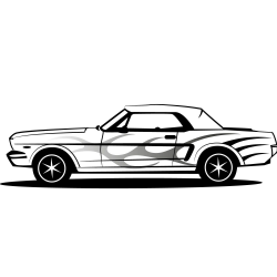 classic-mustang-car-clipart.jpg (1500×1500) | SNAKES AND PONY ...