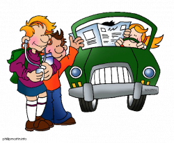 Parents pickup kids car clipart - Clip Art Library