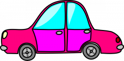 Pink Car Clip Art at Clker.com - vector clip art online, royalty ...