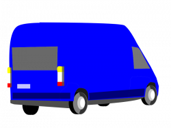 Clipart - blue-transporter