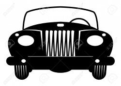 Classic Car clipart grill - Pencil and in color classic car clipart ...