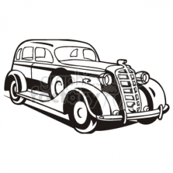 Antique car clipart. Royalty-free clipart # 173031