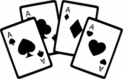 Four Aces Cards Poker Game Svg Png Icon Free Download (#561221 ...