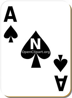 Playing Card | Free Stock Photo | Illustration of an Ace of Spades ...