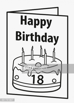 28+ Collection of Birthday Cards Clipart Black And White | High ...