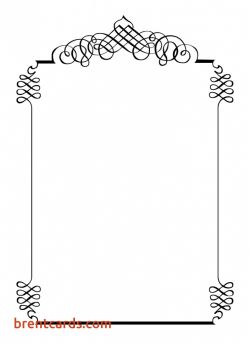 Wedding Card Border Clip Art | free card design ideas