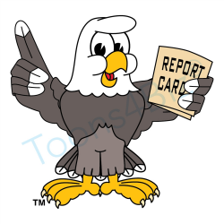 Bald Eagle Mascot | Bald Eagle - Report Card Clip Art