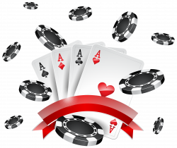 Casino Chips and Cards Decoration PNG Clip Art - Best WEB Clipart