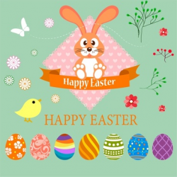 Easter bunny vector free vector download (609 Free vector) for ...