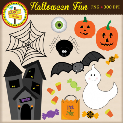 Halloween Clipart Halloween Clip Art Cute Digital Clipart